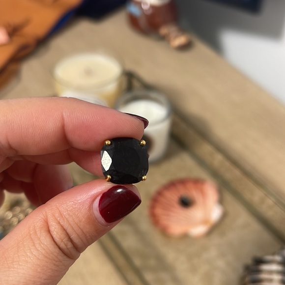 Kate Spade Black Gem Earrings - Picture 2 of 3